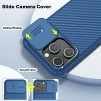 Za iPhone Pro ma magnetsku futrolu kompatibilan sa magsafe, kliznim poklopcem kamere, [puna zaštita],