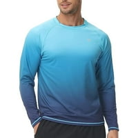Muška odjeća za zaštitu od sunca Satenkud-a UPF 50+ UV zaštitna majica za zaštitu od sunca Atletski