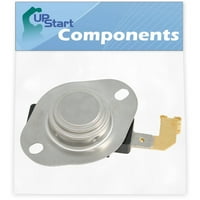 Sušilica termostat zamjena za Whirlpool CEDS563RQ sušilica - kompatibilan sa WP High Limit Thermostat - Upstart Components brend