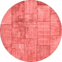 Ahgly Company u zatvorenom okrugli patchwork Crveni prijelazni prostirci, 5 'krug