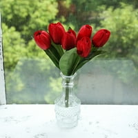 Yebay Hrck Dekorativni umjetni cvijet FAU svilena cvjetna ručno izrađena simulacija tulipana za dom,