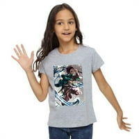 Dječji kratki rukav Anime Demon Slayer Majica, dječja majica, ispitna odjeća