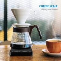 Digitalna skala, Amir 3kg 0,1g 0,1 g, skala za povraćaj kafe punjiva polica sa digitalnim kaftom sa