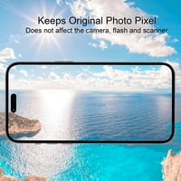 Kompatibilan sa iPhone kamerom zaštitnika Clear, Apple iPhone Plus poklopac kamere kaljeno staklo Clear
