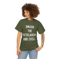 Razbiti patrijarhat i hladan feminističku majicu unise grafike
