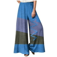 Ne propustite Himeway Ženske hlače Žene ljeti ispis elastičnih struka labave ležerne hlače za široke