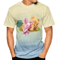 Majica Porodična odjeća Winnie The Pooh T Majica Grafički elegantan kratki rukav Crew Crt Majica Mammy