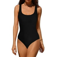 Jaycosin Plus Size kupaći kostim za kupaće, dva tanka kupaća odijela za ženske kostime za kontrolu trbuha