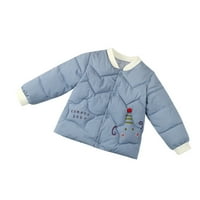 Edvintorg 9m-3Y Toddler Baby Girls Winter Jackets Slatko crtani vjetroottni kaput Topla odjeća Dječja