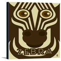 Zoo lica - Zebra - Lintna Press Artwork