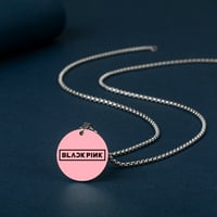 KPOP Blackpink Grupna ogrlica poklon, ogrlica od lanca za mominu ženu kći djevojke