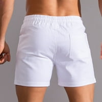 Vivianyo HD hlače za muškarce muškarci Čvrsti povremeni modni pamučni sportovi Elastični usred struka