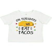 Inktastic utorkom jedemo tacos sa tacos ilustracijskim poklonom dječakom majicom ili majicom mališana