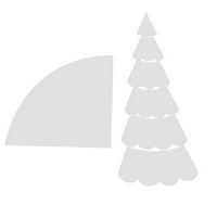 Prodaja čišćenja, ručno rađena božićna stabla postavljena božićno drvsko sredstvo za šivanje mekanog