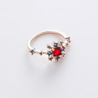 Karcher cvjetni prstenovi bakreni materijal slatki elegantni prstenovi nakit pokloni za djevojčice nove