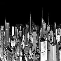 Weapial View of Cityscape, New York City, New York, Sjedinjene Američke Države Poster Print