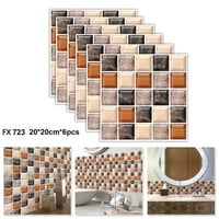 Gerich mozaičke zidne pločice vodootporne naljepnice kupaonica samoljepljiva spavaća soba