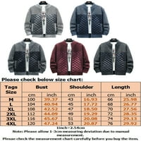 Bomotoo muns kaput jakna Zimska pad podstavljena džemper topli patentni zatvarač casual dugih rukava