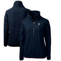 Ženski sekač i Buck Mornarica Villanova WildCats kaskadni Eco Sherpa Fleece Polu-Zip pulover jakna