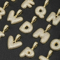 Ogrlica od zlatnog slova za žene personalizirana početna naziva Ogrlica Muškarac nehrđajućeg čelika