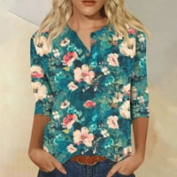 Fragarn Ženski bluza Clearence slatke košulje Ležerne prilike Trendy Bluze Tri guarter Dužina majica