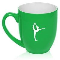 OZ Velika bistro šolja keramička kava čaj čaša čaša plesačica Gimnastika