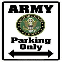 Parking samo znak - vojska - laminirani - pojedinačni paket - 8,5 11
