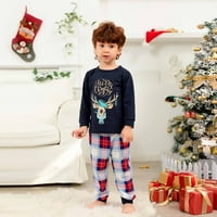Absuyy roditelj-dijete odijelo za slobodno vrijeme - domaća odjeća Božićni podudaranje Ležerne prilike