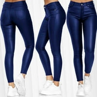 Žene vježbati pant pantalone gamaše fitness visoke struk hlače od čvrstog gumba