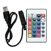 Blueeek USB LED traka Light TV Back Svjetiljka 5050RGB Promjena boje + daljinski upravljač
