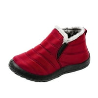 Čizme za žene snježne kratke ravne par vode tople zimske muškarce Velvet čizme cipele