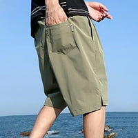 Honeeladyy muške ljetne hlače za plažu Ležerne prilike za crtanje imaju džepove kratke hlače muškarci