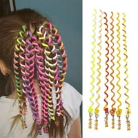 Dodatna oprema za kosu Djevojke postavljene šarene torzijske kose, pribor za kosu s rhinestones DIY