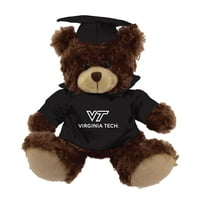 Crna smeđa Virginia Tech Hokies 12 '' diplomski plišani medvjed