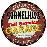 Corneliusova puna usluga garaža 14 Okrugli metalni znak man pećinski dekor 100140037491
