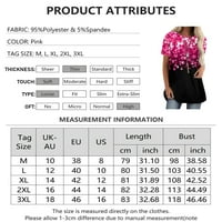 Keeccty ženski ženski cvjetni print casual top