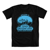 TEEZ kamp Crystal Lake Originalno umetničko delo inspirisano do petka 13. majica za devojke sa 13. omladinom