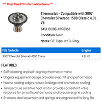 Termostat - kompatibilan sa Chevy Silverado Classic 4.3L V6