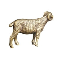 Rosarivae Desktop mesinganirani ornament kućanski mesingani dekoracija ovčara Mini mesingane ovce