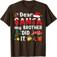 Drvo Moj brat je majica - božićne porodične poklone majica
