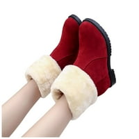 Adviicd čizme za žene čizme čizme Ženske cipele čizme Snježni zimski gležanj modne cipele cipele cipele