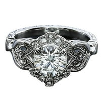 Heiheiup modni ženski cirkonijski dijamantni prsten za vjenčanje prsten za vjenčanje