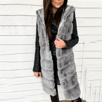 Zimski kaputi za žene plus veličina moda ekstremna hladna vremena iz kapke za džepna jakna od pune boje