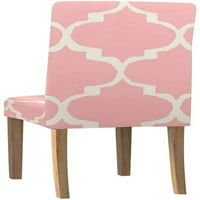 Marokanske pločice svijetlo ružičaste noseće stolice za zaštitu sjedala klizalica za blagovaonicu Hotel