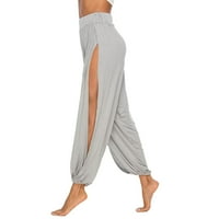 HPWFBE joga hlače za žene hlače za žene vježbanje boja yoga visoke splitske zabave Stretch hlače koje