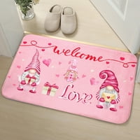 Dianhelloya Universal Doormat udoban dodir, multifunkcionalni Gnome Dekorativni prostirki za Valentinovo