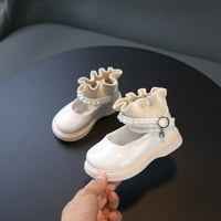 Binmer Toddler cipele za djecu Djevojke pletene elastične usta modne biserne neklizne cipele s malim