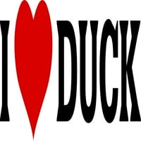 Custom Dizajn I Love Duck Picture Citet Lov Hunter Sportski hobi Akcije 64