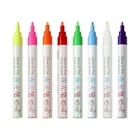 UPOSAO Colorful Marker Olovka DIY Highlighter Kontinuirani svjetlosni marker olovka za crtanje na platnu