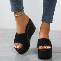 Jsaierl platform sandale za žene Ležerne prilike, Matsu peta debela potplata cipela na cipelama prozračne